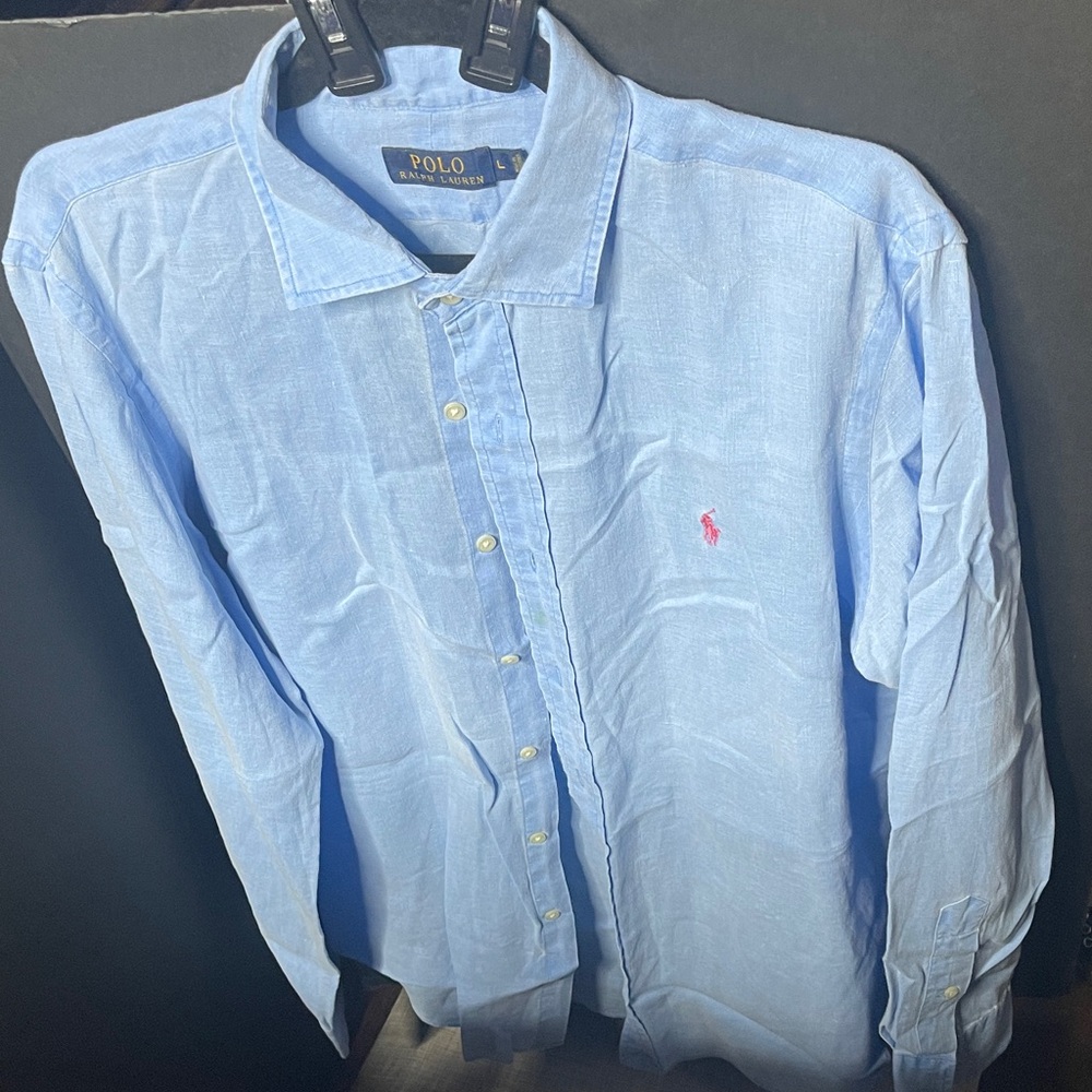 Polo by Ralph Lauren Light Blue Casual Shirt